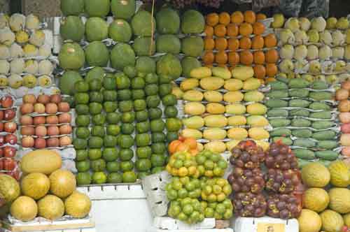 fresh fruit display-AsiaPhotoStock