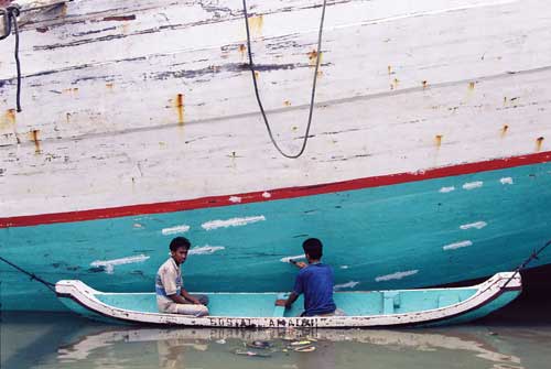 harbour painting job-AsiaPhotoStock