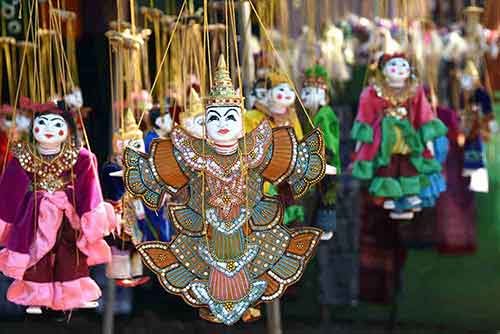 puppet souvenirs bagan-AsiaPhotoStock