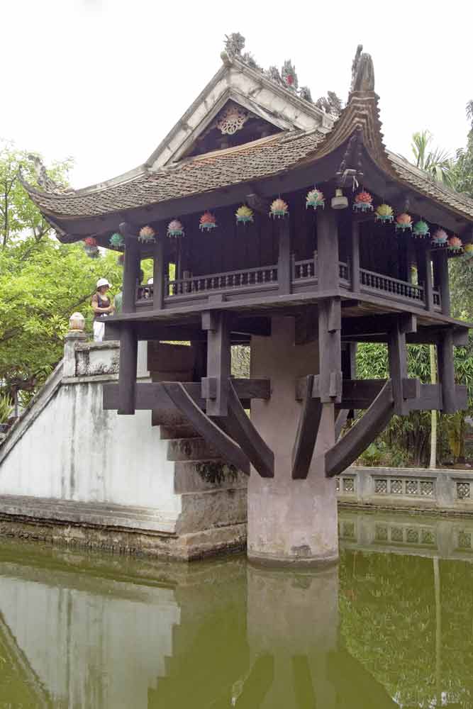 one pillar pagoda-AsiaPhotoStock
