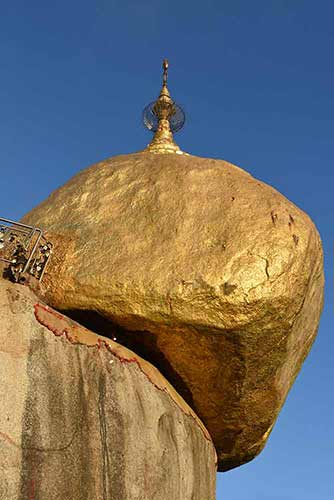 golden rock pagoda-AsiaPhotoStock