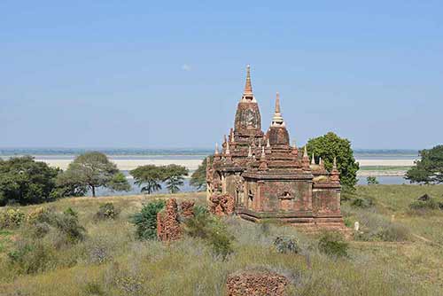 river view historical bagan-AsiaPhotoStock