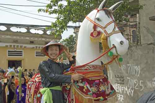 symbolic white horse-AsiaPhotoStock