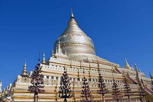 shwezigon temple in bagan-AsiaPhotoStock