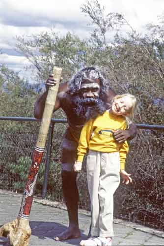 aborigine and tourist-AsiaPhotoStock