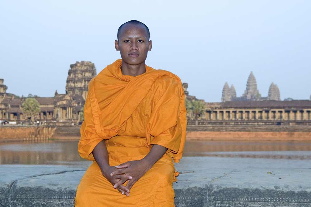 angkor monk-AsiaPhotoStock