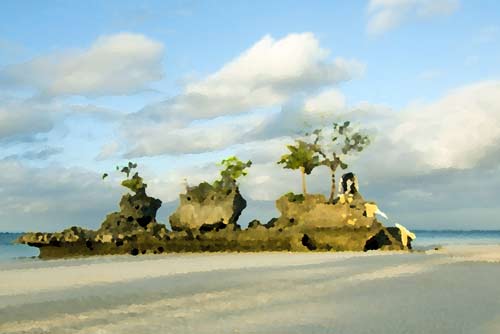 boracay rock-AsiaPhotoStock