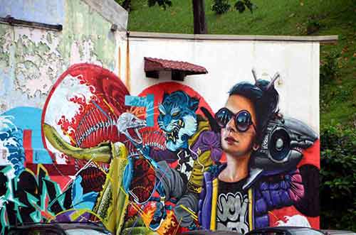 street art kl-AsiaPhotoStock