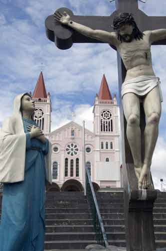 baguio cathedral steps-AsiaPhotoStock