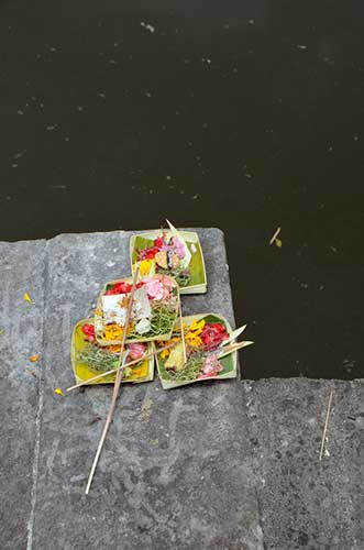 bali offering of flowers-AsiaPhotoStock