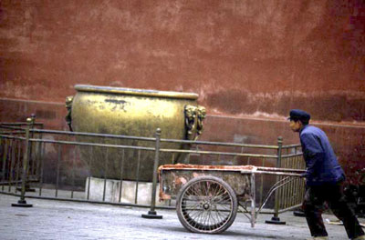 pushing cart-AsiaPhotoStock