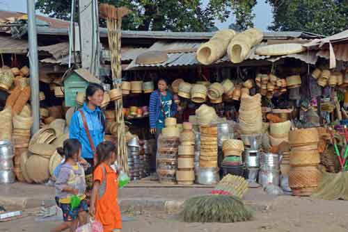 baskets at attapeu-AsiaPhotoStock