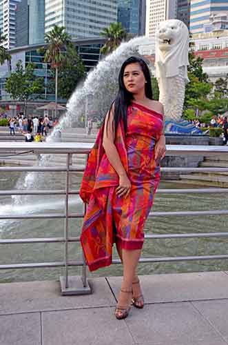 batik dress-AsiaPhotoStock