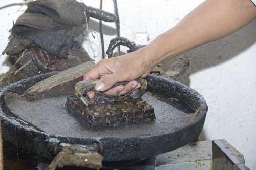 batik dye and press-AsiaPhotoStock