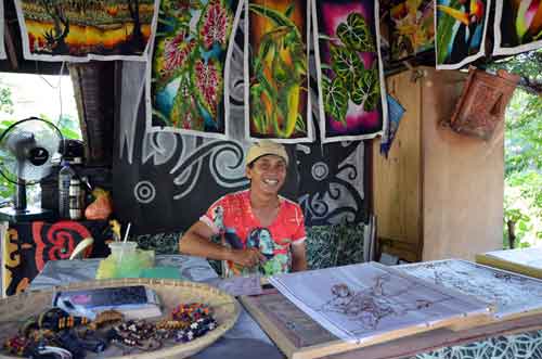 batik painting kuching-AsiaPhotoStock