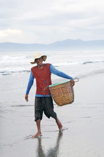 fisherman and basket-AsiaPhotoStock