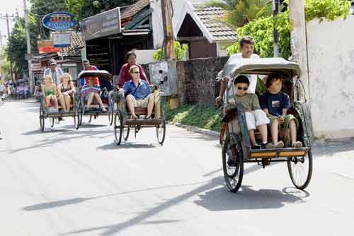 becak tourists-AsiaPhotoStock