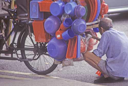 bicycle hawker-AsiaPhotoStock