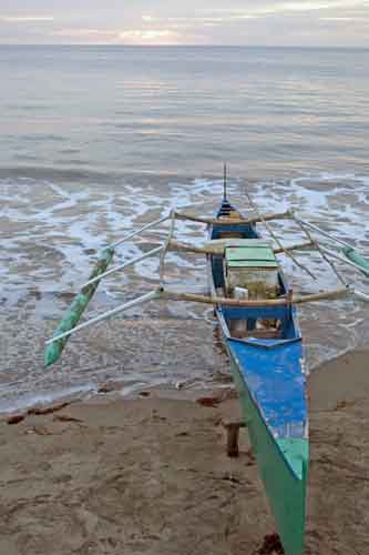 bauang boat on beach-AsiaPhotoStock