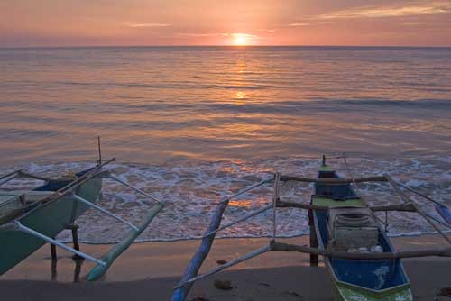 bauang boats sunset-AsiaPhotoStock