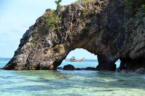 boat and arch koh khai-AsiaPhotoStock