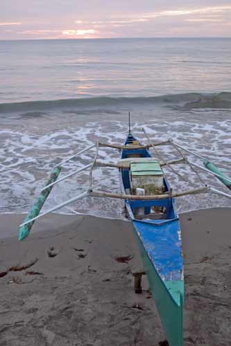 boat on beach bauang-AsiaPhotoStock