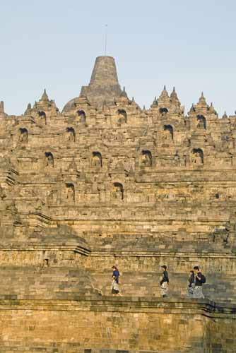 borobudur in sunlight-AsiaPhotoStock