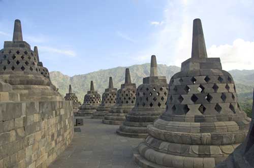 borobudur turrets-AsiaPhotoStock