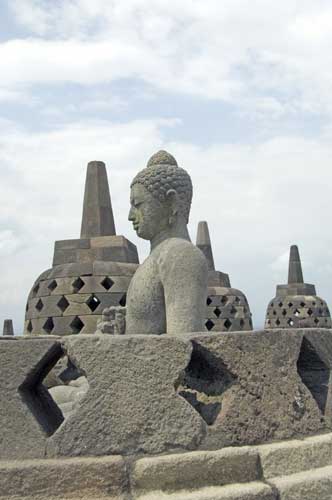 buddhism at borobudur-AsiaPhotoStock