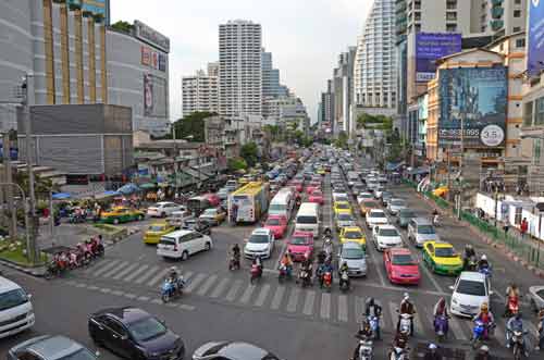 busy traffic bangkok-AsiaPhotoStock