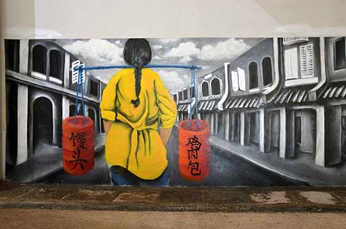 amoy market mural-AsiaPhotoStock