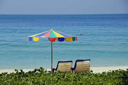 chair and umbrella-AsiaPhotoStock