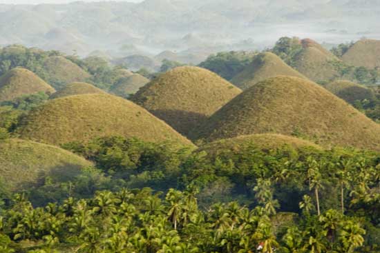 Chocolate hills in bohol-AsiaPhotoStock