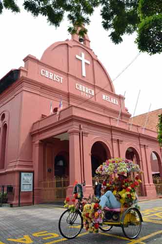 christ church in melaka-AsiaPhotoStock