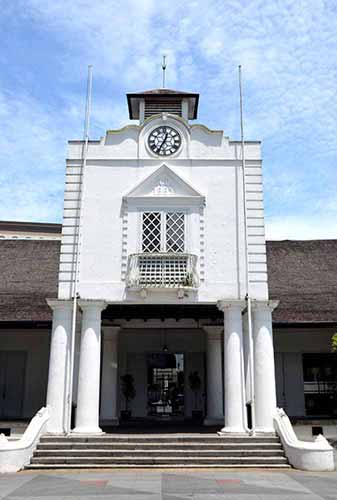 clock tower kuching town-AsiaPhotoStock