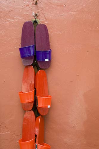 clogs on display-AsiaPhotoStock