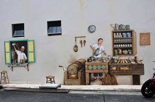 coffee mural sultan gate-AsiaPhotoStock