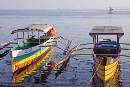 coloured boats-AsiaPhotoStock