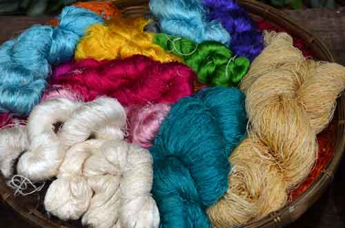 colourful silk thread-AsiaPhotoStock