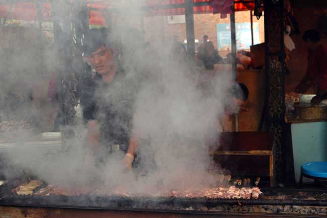 kebabs cooking-AsiaPhotoStock