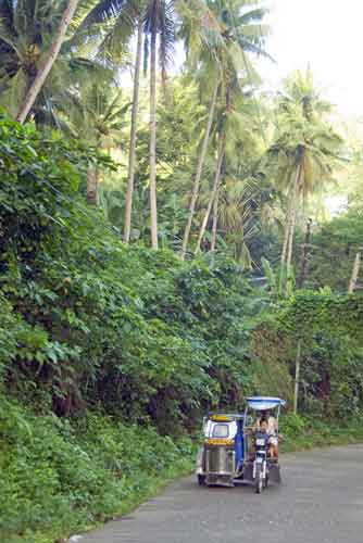 tricycle country road-AsiaPhotoStock