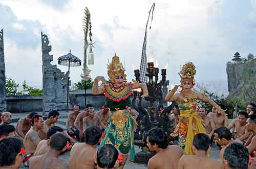 couple in kecak dance-AsiaPhotoStock