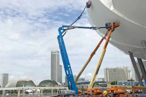 cranes singapore-AsiaPhotoStock