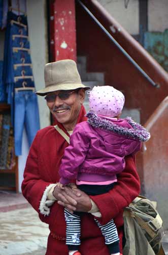 dad of monpa tribe-AsiaPhotoStock