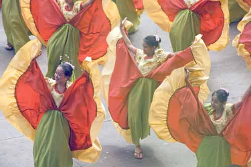 flower dancers baguio-AsiaPhotoStock