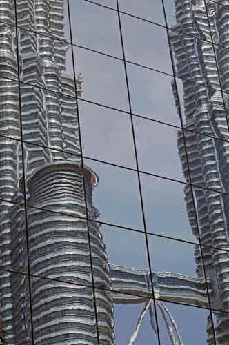 detail of twin towers-AsiaPhotoStock