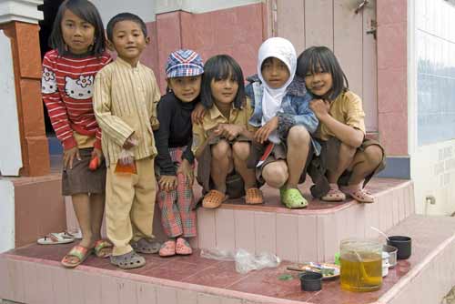 dieng kids-AsiaPhotoStock