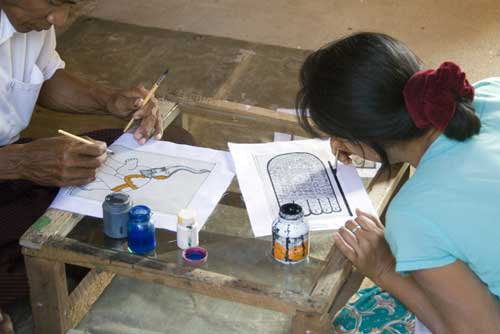 artists myanmar-AsiaPhotoStock