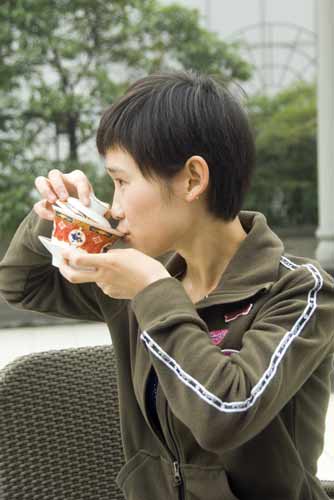 drinking tea-AsiaPhotoStock