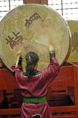 drumming at drum tower-AsiaPhotoStock